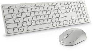 Dell Pro KM5221W - Juego de teclado y ratón - inalámbrico - 2.4 GHz - QWERTY - español (Latinoamérica) - blanco
