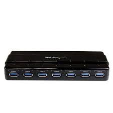 StarTech.com Concentrador Ladrón USB 3.0 de 7 Puertos - Hub de Sobremesa con Adaptador de Alimentación - Hub - 7 x SuperSpeed USB 3.0 - sobremesa - para P/N: BNDTBUSB3142, PEXUS313AC2V, PEXUSB311A1E, PEXUSB312A2, PEXUSB314A2V2, SDMSDRWU3AC