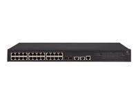 HPE 1950-24G-2SFP+-2XGT - Conmutador - L3 - Gestionado - 24 x 10/100/1000 + 2 x Gigabit SFP / 10 Gigabit SFP+ + 2 x 10Gb Ethernet - montaje en rack
