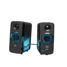 JBL Quantum Duo - Altavoces - para PC - inalámbrico - Bluetooth - 20 vatios (Total) - 2 vías - negro