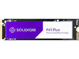 Solidigm P41 Plus Series - SSD - 512 GB - interno - M.2 2280 - PCIe 4.0 x4 (NVMe)