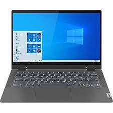Lenovo FLEX 5 14IIL05 2-IN-1 Corei5-1035G1 512GB SSD 16GB 14" (1920X1080) TOUCHSCREEN WIN10 GRAPHITE GREY Backlit Keyboard FP Reader. 90 Warranty