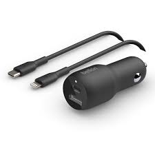 Belkin - Car battery charger - 32 Watt - Lithium - Para Universal - W LTG-C CBL 5 BLK br