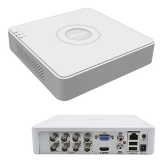 DS7104HGHIM1- Grabador digital Acusense de video para cámaras, turboHD/Análogo/AHD, 1interfase SATA, 1280X720p,mini 1U case. Hikvisión