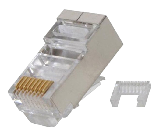 NMP-8825 - CONECTOR QUEST RJ45 MACHO CAT 6 PAQ. 100 BLINDADO