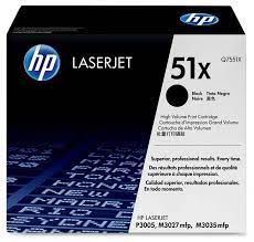 HP 51X - Alto rendimiento - negro - original - LaserJet - cartucho de tóner (Q7551X) - para LaserJet M3027, M3027x, M3035, M3035xs, P3005, P3005d, P3005dn, P3005n, P3005x