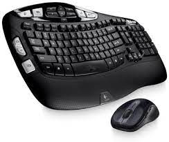 Logitech Wireless Wave Combo MK550 - Juego de teclado y ratón - inalámbrico - 2.4 GHz - inglés