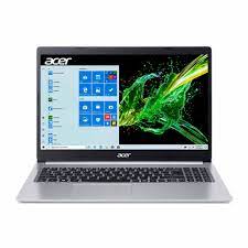 Acer Aspire 5 A515-54 - Diseño de visagra en 180 grados - Intel Core i5 10210U / 1.6 GHz - Win 10 Home Single Language 64 bits - UHD Graphics - 8 GB RAM - 256 GB SSD NVMe - 15.6" 1920 x 1080 (Full HD) - Wi-Fi 6 - plata pura - kbd: español
