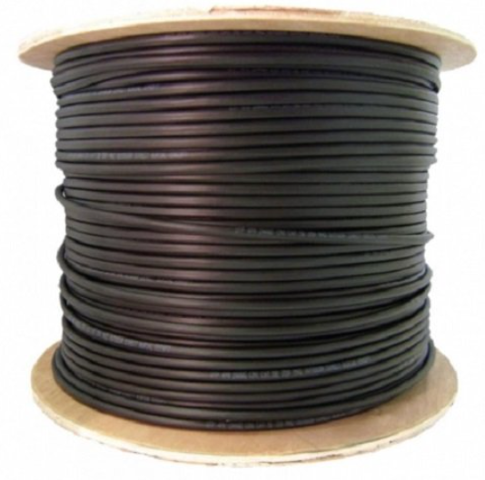 CAB-TEK6-OUT-M- CABLE UTP TEKLINK CAB-TEK6OUTM CAT6 EXTERIOR DOBLE FORRO CON MENSAJERO 23 AWG 305M COLOR NEGRO
