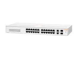 HPE Aruba Instant On 1430 26G 2SFP Switch - Conmutador - sin gestionar - 26 x 10/100/1000 + 2 x 100/1000 SFP - sobremesa, montaje en rack, montaje en pared - BTO