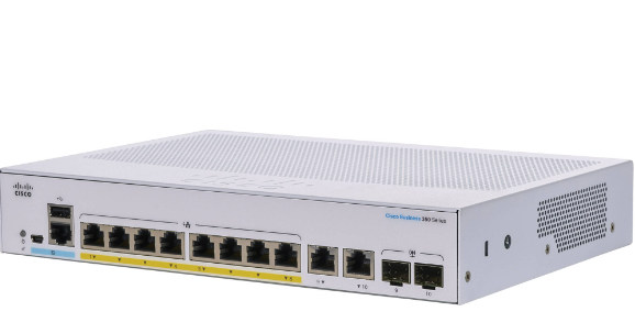 LA CBS350 MANAGED 8PORT GE POE PERP EXT PS 2X1G COMBO
