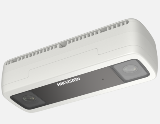 Cámara de red de conteo de personas de doble lente,Imágenes de alta calidad con resolución de 2 MP Tecnología de compresión eficiente H.265+ Imágenes claras contra la luz de fondo fuerte gracias a la tecnología WDR de 105 dB -Modelo V: resistente al agua y al polvo (IP67)