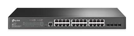 TL-SG3428-TP-Link TL-SG3428 - JetStream™ Conmutador gestionado Gigabit L2+ de 24 puertos con 4 ranuras SFP