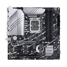 ASUS PRIME Z790M-PLUS D4 - Placa base - micro ATX - Socket LGA1700 - Z790 Chipset - USB 3.2 Gen 1, USB 3.2 Gen 2, USB-C 3.2 Gen 2x2, USB-C 3.2 Gen 1 - Gigabit LAN - Tarjeta gráfica (CPU necesaria) - HD Audio (8-canales)