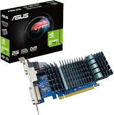 ASUS GT730-SL-2GD3-BRK - Tarjeta gráfica - GF GT 730 - 2 GB DDR3 - PCIe 2.0 - DVI, D-Sub, HDMI - sin ventilador