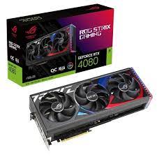 ASUS ROG Strix GeForce RTX 4080 - Tarjeta gráfica - GeForce RTX 4080 - 16 GB GDDR6X - PCIe 4.0 - 2 x HDMI, 3 x DisplayPort