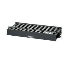 WMPSE-PANDUIT CABLE MANAGER HORIZONTAL1RMU 1.7"H X 19"W X 8.9"DBLK FRONT  &REAR ROHS