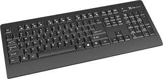 Klip Xtreme - Keyboard and mouse set - English - Wireless - USB - Black - water resistant