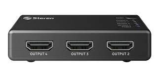 BOS-404-Divisor con amplificador HDMI UHD 4K de 4 salidas