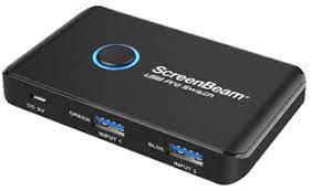 ScreenBeam USB Pro Switch - Interruptor para compartir periférico USB - 4 x SuperSpeed USB 3.0 - sobremesa
