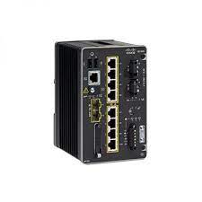 IE-3300-8T2S-E-Rugged Switch - 8 puertos - Manejable - 3 capas soportadas - Modular - 2 ranuras SFP - Par trenzado, fibra óptica - Montaje en riel DIN