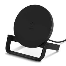 Belkin - Wireless charging stand - 10 Watt - Lithium - Para Universal - F7U083ttBLK