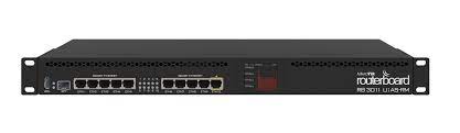 RB3011 Ui AS-RM RouterBoard 2011UAS con Atheros 74k, MIPS CPU, 128MB Ram, 1 puerto SFP, 5 Lan, 5 Gbit Lan, 5 Gbit LAN, montaje en rack