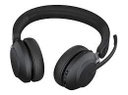 Jabra Evolve2 Buds MS - Auriculares inalámbricos con micro - en oreja - Bluetooth - cancelación de sonido activo - USB-A a través de adaptador Bluetooth - aislamiento de ruido - negro - Certificado para Equipos de Microsoft