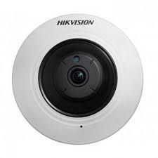 DS2CD2955FWDIS- Cámara Hikvision IP tipo fisheye 180°, progressive CMOS 5MP, LENTE 1.05mm, WDR, micor SD slot, 12VDC y POE