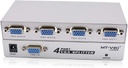 1 en 4 salida VGA Monitores Splitter Box VGA/SVGA LCD CRT 4 puerto de vídeo (150 MHz)
