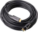 DTech Cable HDMI de fibra óptica de 164.0 ft con 4K 30Hz y 1080p 60Hz HD Video 3D HDCP CEC de alta velocidad compatible (164 pies, negro)