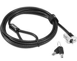 Kensington NanoSaver Cable Lock - Bloqueo de cable de seguridad - negro - 1.8 m - para ThinkCentre M70q Gen 3; M75t Gen 2; ThinkPad L13 Yoga Gen 3; T14 Gen 3; T14s Gen 3