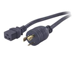 APC - Cable de alimentación - IEC 60320 C19 a NEMA L6-20 (M) - 3.7 m - negro - para P/N: SMT3000I-AR, SMT3000R2I-AR, SRT10KXLTW, SRT3000XLTW, SRT6KXLTW, SRT8KXLJ