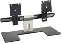 Dell MDS14 Dual Monitor Stand - Kit de montaje - para 2 pantallas LCD - negro, plata - tamaño de pantalla: 24" - escritorio