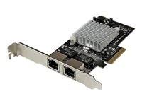 StarTech.com Tarjeta Adaptador de Red PCI Express PCI-E Gigabit Ethernet con 2 Puertos RJ45 de 1Gbps y Chipset Intel i350 (ST2000SPEXI) - Adaptador de red - PCIe 2.1 x4 - Gigabit Ethernet x 2
