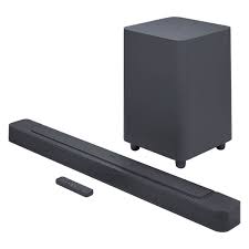 JBL Bar 500 - Sistema de barra de sonido - para teatro en casa - canal 5.1 - inalámbrico - Bluetooth, Wi-Fi 6 - controlado por aplicación - negro