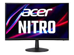 Acer Nitro ED240Q bi - ED0 Series - monitor LCD - gaming - curvado - 23.6" - 1920 x 1080 Full HD (1080p) @ 75 Hz - VA - 250 cd/m² - 3000:1 - 1 ms - HDMI, VGA - negro