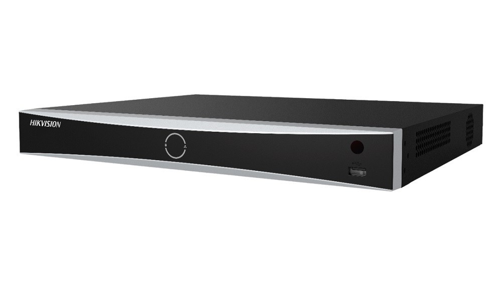 DS7616NXIK1-NVR para 16 cámaras IP de resolución hasta 8MP, Acusense Soporta codificación H.265 / H.264+ / H.264 / MPEG4.