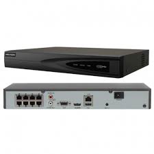HIK - 8ch NVR 8MP H265+ 1 SATA 8 PoE 1U case