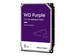 WD Purple WD64PURZ - Disco duro - 6 TB - vigilancia - interno - 3.5" - SATA 6Gb/s - 5400 rpm - búfer: 256 MB