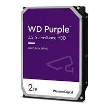 Western Digital WD Purple Surveillance Hard Drive - Hard drive - Internal hard drive - 2 TB - 3.5" - 5400 rpm