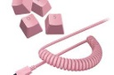 Razer - Set copertura teclado - rosa cuarzo - con cable trenzado