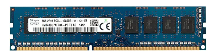 HYNIX HMT41GU7AFR8A-PB PC3L-12800E DDR3 1600 8GB ECC