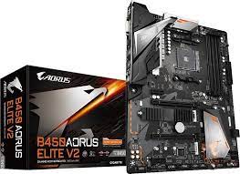 Gigabyte B450 AORUS Elite V2 - 1.0 - placa base - ATX - Socket AM4 - AMD B450 Chipset - USB 3.1 Gen 1 - Gigabit LAN - Tarjeta gráfica (CPU necesaria) - HD Audio (8-canales)