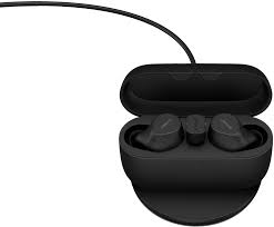 Jabra Evolve2 Buds UC - Auriculares inalámbricos con micro - en oreja - Bluetooth - cancelación de sonido activo - USB-C a través de adaptador Bluetooth - aislamiento de ruido - negro - Certificado por Zoom, Optimizado para Google Meet