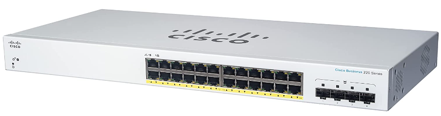 CBS220-24T-4G-NA - Cisco Business CBS220-24T-4G | 24 puertos GE | 4x1G SFP