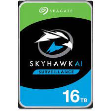 Seagate SkyHawk AI ST16000VE002 - Disco duro - 16 TB - interno - 3.5" - SATA 6Gb/s - búfer: 256 MB - con Recuperación de datos Seagate Rescue de 3 años