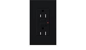 SCR-15GFST-MNS - Lutron Toma GFCI Negro