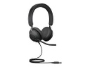 Jabra Evolve2 40 SE MS Stereo - Auricular - en oreja - cableado - USB-A - aislamiento de ruido - Certificado para Equipos de Microsoft