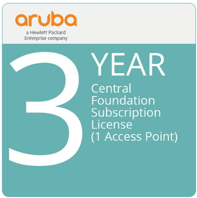Q9Y59AAE- HPE Aruba Central Ap Fnd Sub E-Stu de 3 años